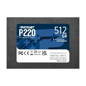 حافظه SSD پاتریوت مدل Patriot P220 512GB