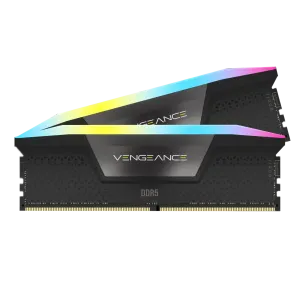 حافظه رم دسکتاپ کورسیر مدل CORSAIR VENGEANCE RGB 32GB DDR5 5200Mhz Dual CL40