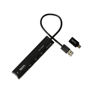 هاب یو اس بی 4 پورت تسکو مدل TSCO USB HUB THU 1165