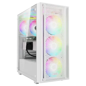 کیس کامپیوتر گیم دیاس مدل GAMDIAS AURA GC2 ELITE WH ARGB