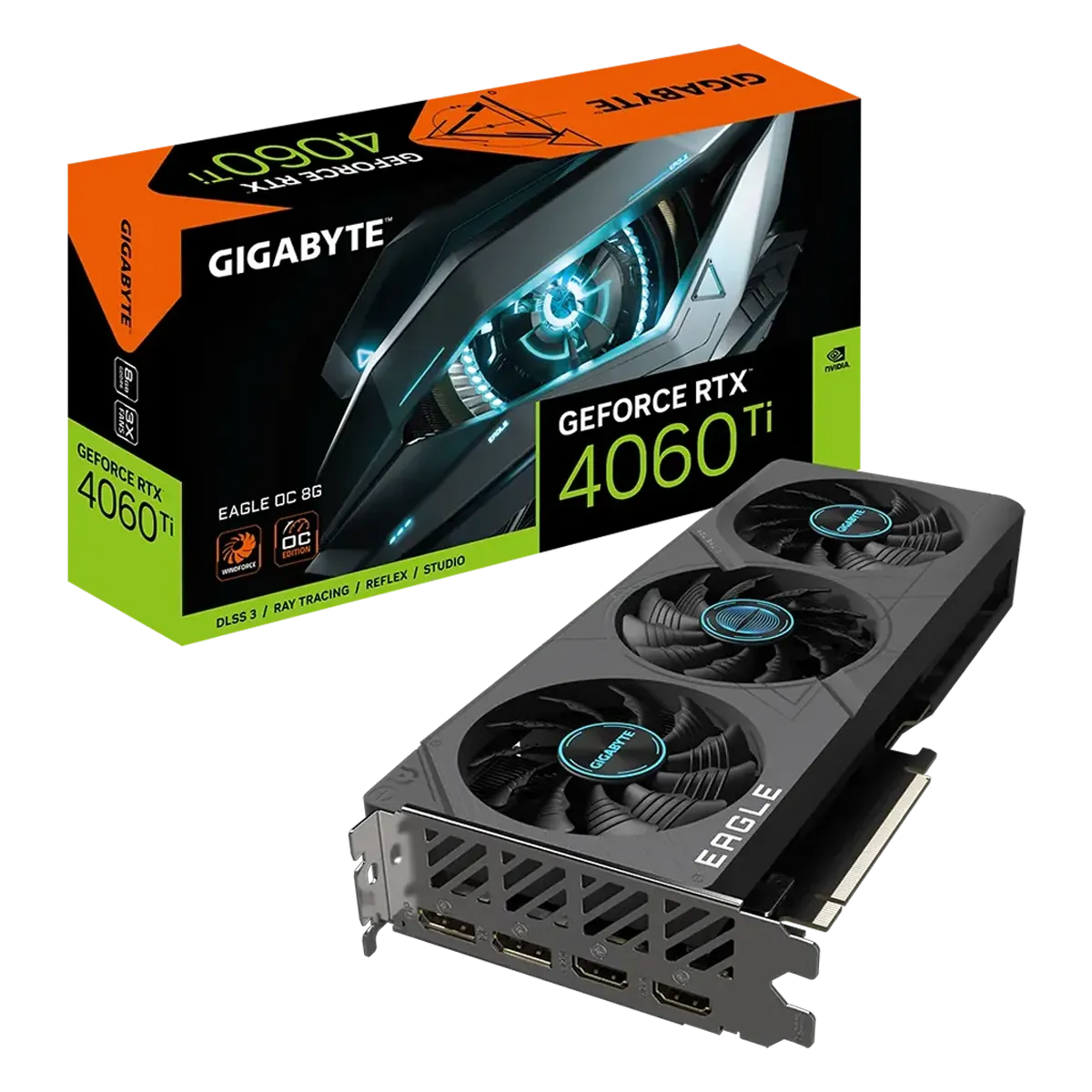 کارت گرافیک گیگابایت مدل GIGABYTE GeForce RTX 4060 Ti EAGLE OC 8G