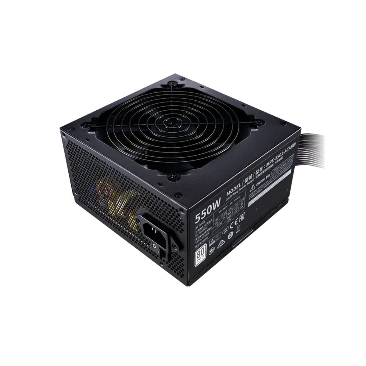 منبع تغذیه کولر مستر مدل Cooler Master MWE 550 WHITE 230V