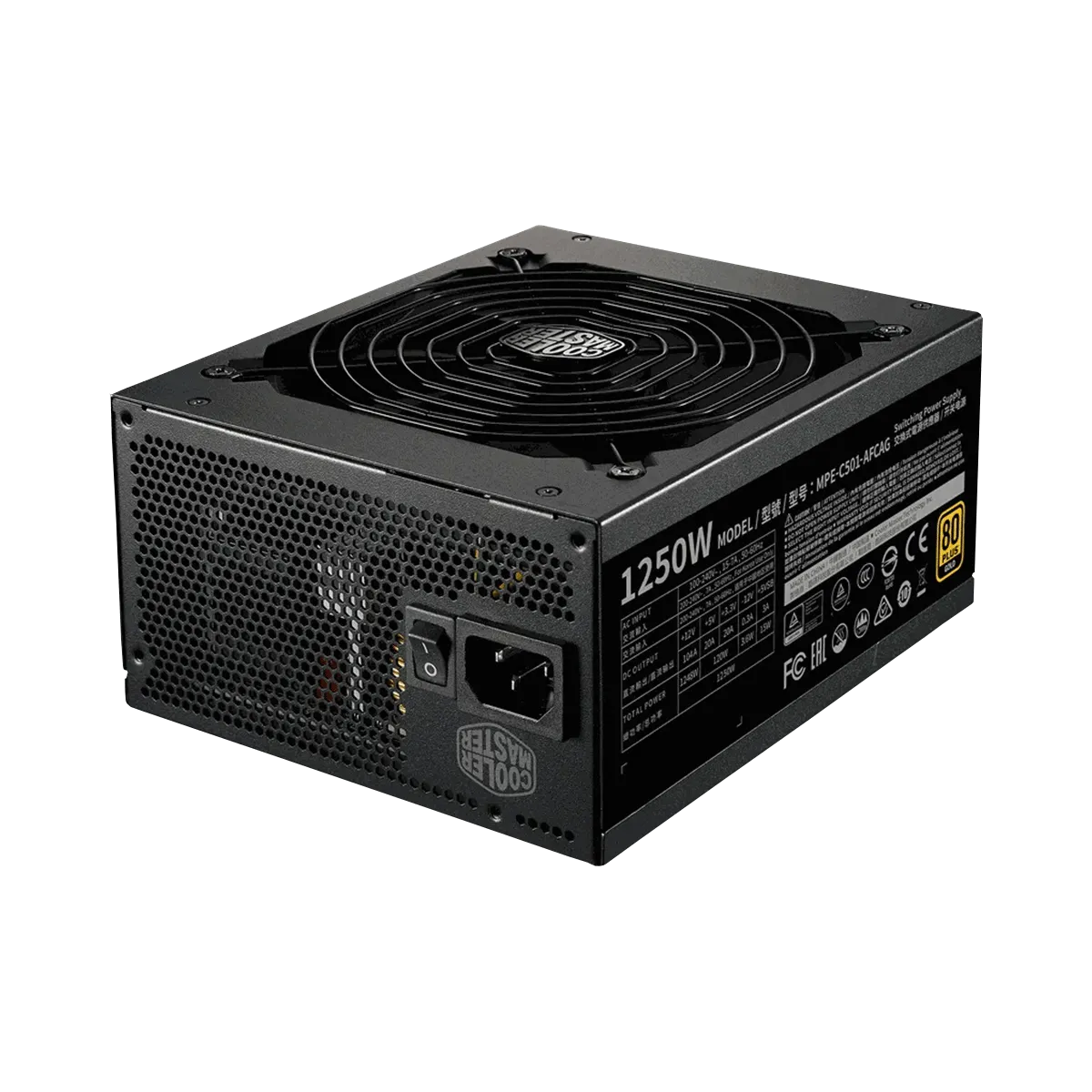 منبع تغذیه کولر مستر مدل Cooler Master MWE Gold 1250 - V2