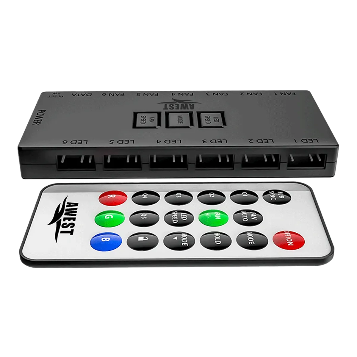 هاب فن و کنترلر نورپردازی اوست AWEST FAN HUB ARGB CONTROLLER