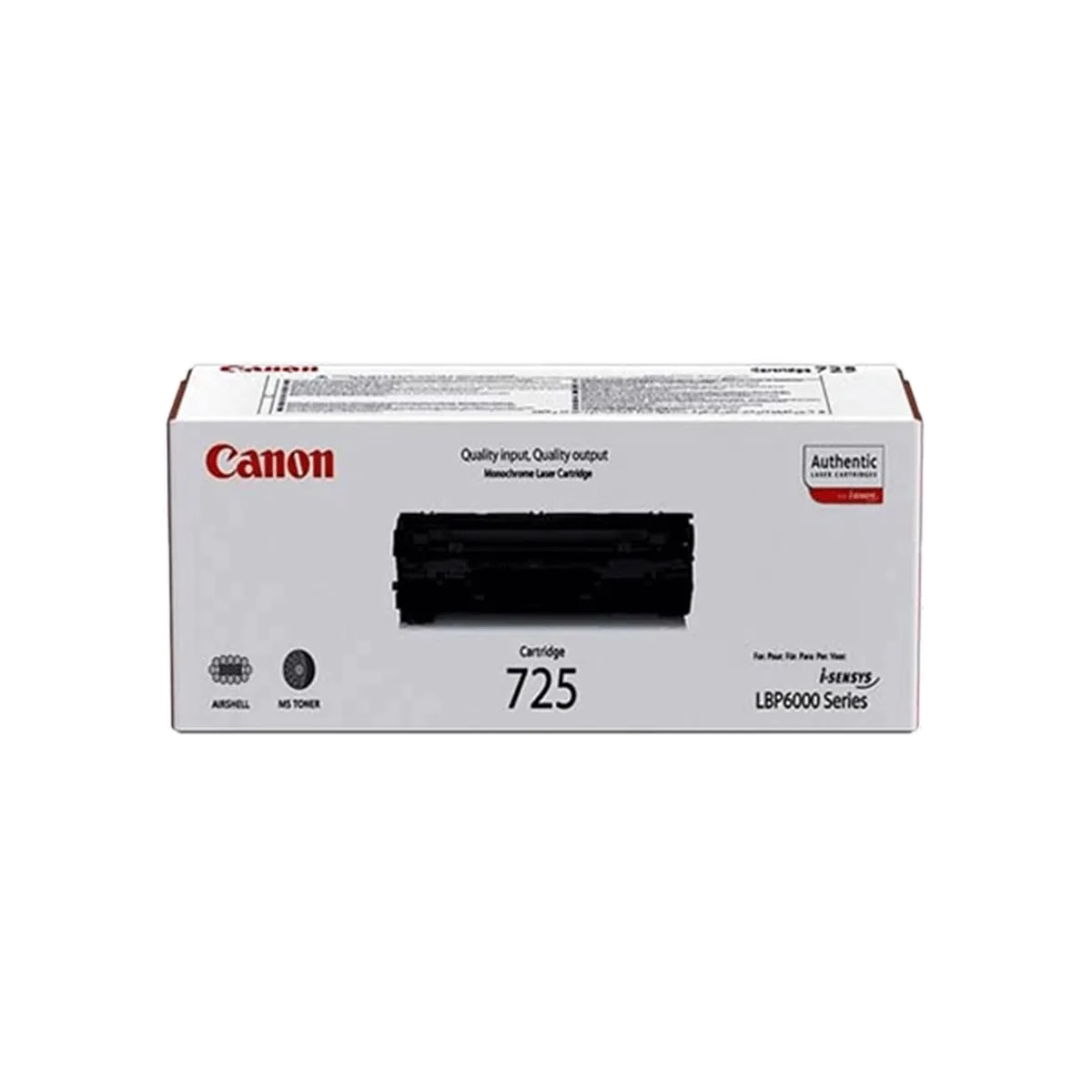 کارتریج کانن مدل Canon 725 طرح اصلی