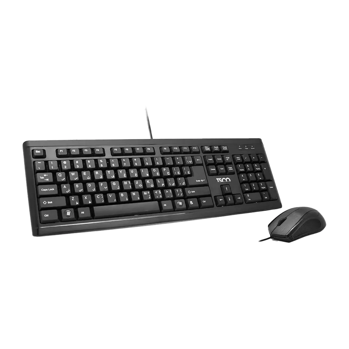کیبورد و ماوس با سیم تسکو مدل TSCO TKM 8050